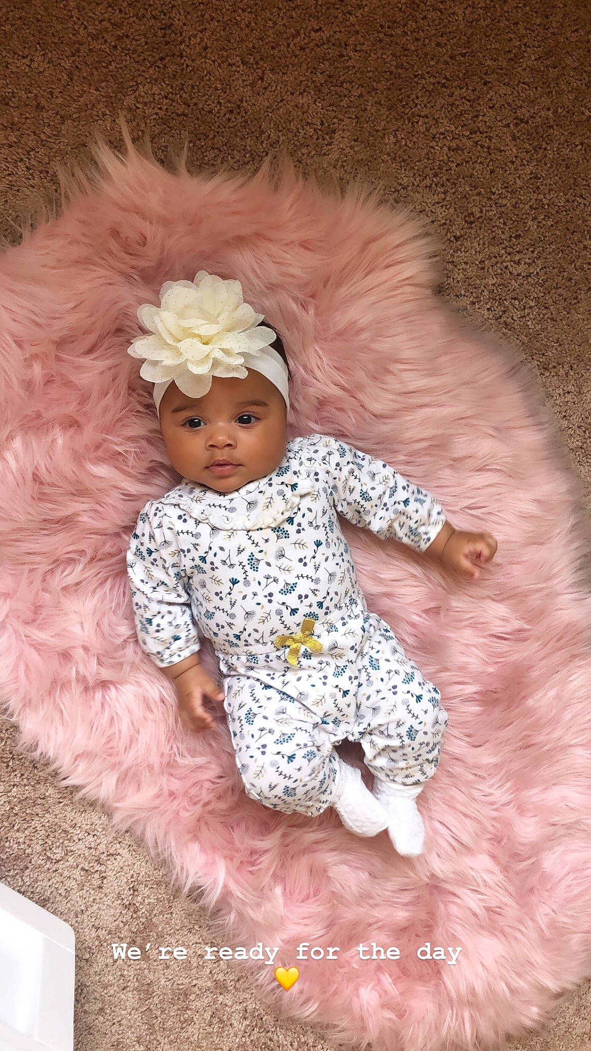 Mayah joined the competition — help win amazing prizes! baby, baby_products, baby_toddler_clothing, cheek, child, crochet, doll, fur, headgear, headwear, pattern, person, pink, product, textile, toddler, toy