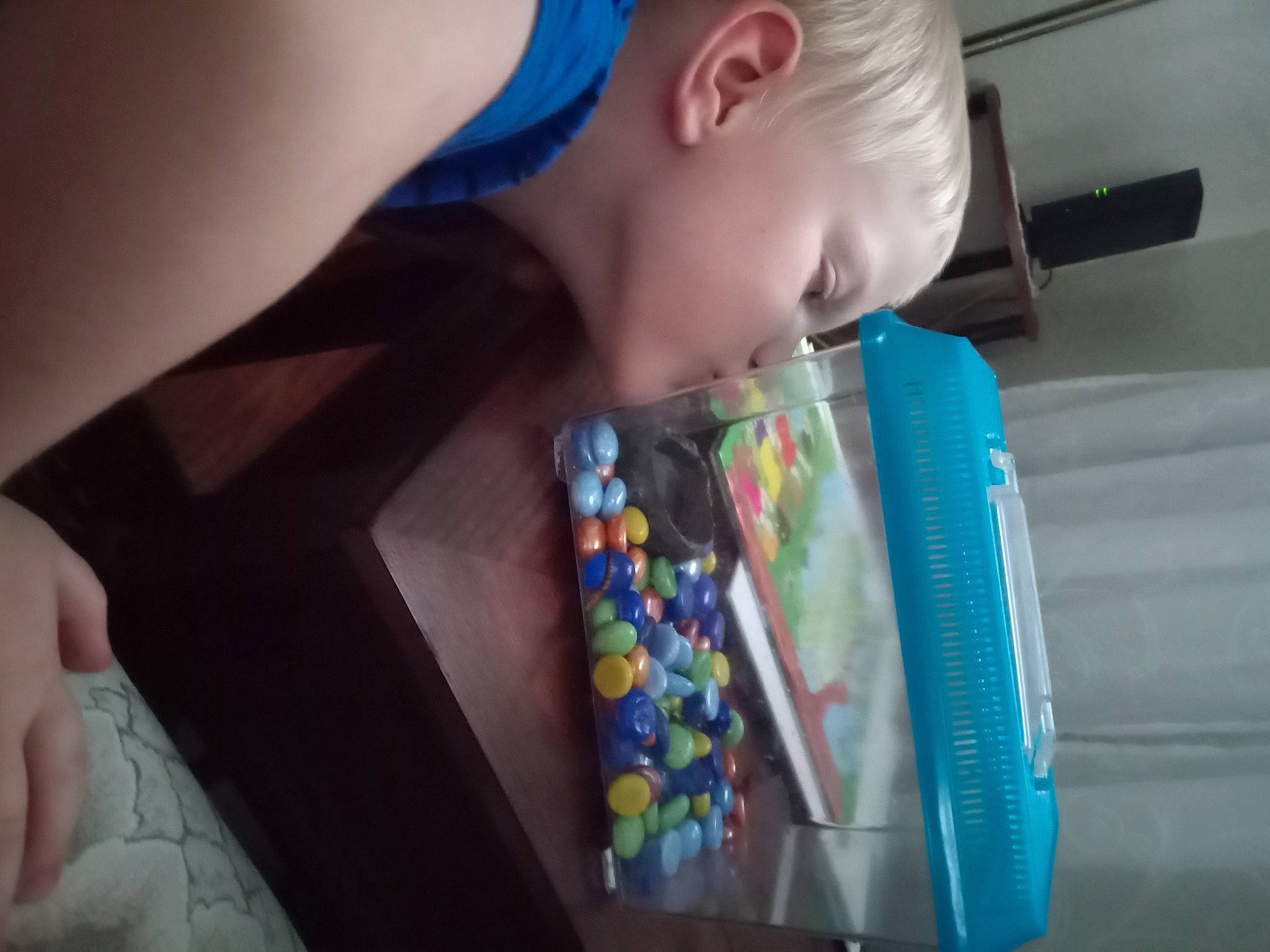 Adam joined the competition — help win amazing prizes! arm, audio_equipment, baby, baby_products, car_seat, child, ear, electric_blue, finger, fun, gadget, iris, nail, person, play, room, sitting, t_shirt, textile, toddler