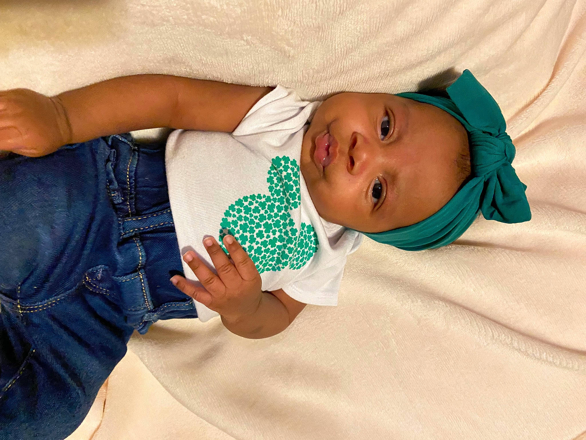 Timia is registered to the contest to win money with this photo: baby, baby_sleeping, baby_toddler_clothing, bedtime, child, clothing, comfort, denim, eye, finger, hand, happy, joint, linens, nail, pattern, person, skin, sleeve, thigh