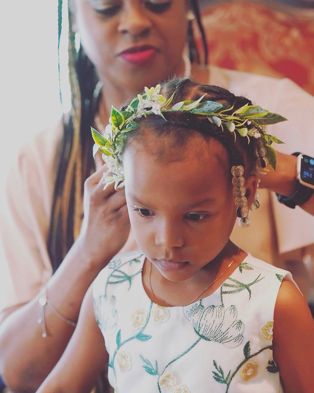 Aleah joined the competition — help win amazing prizes! beauty, bridal_accessory, child, dress, event, fashion_design, flower_arranging, fun, hair, hair_accessory, happy, headband, headgear, headpiece, headwear, person, photograph, plant, shoulder, skin