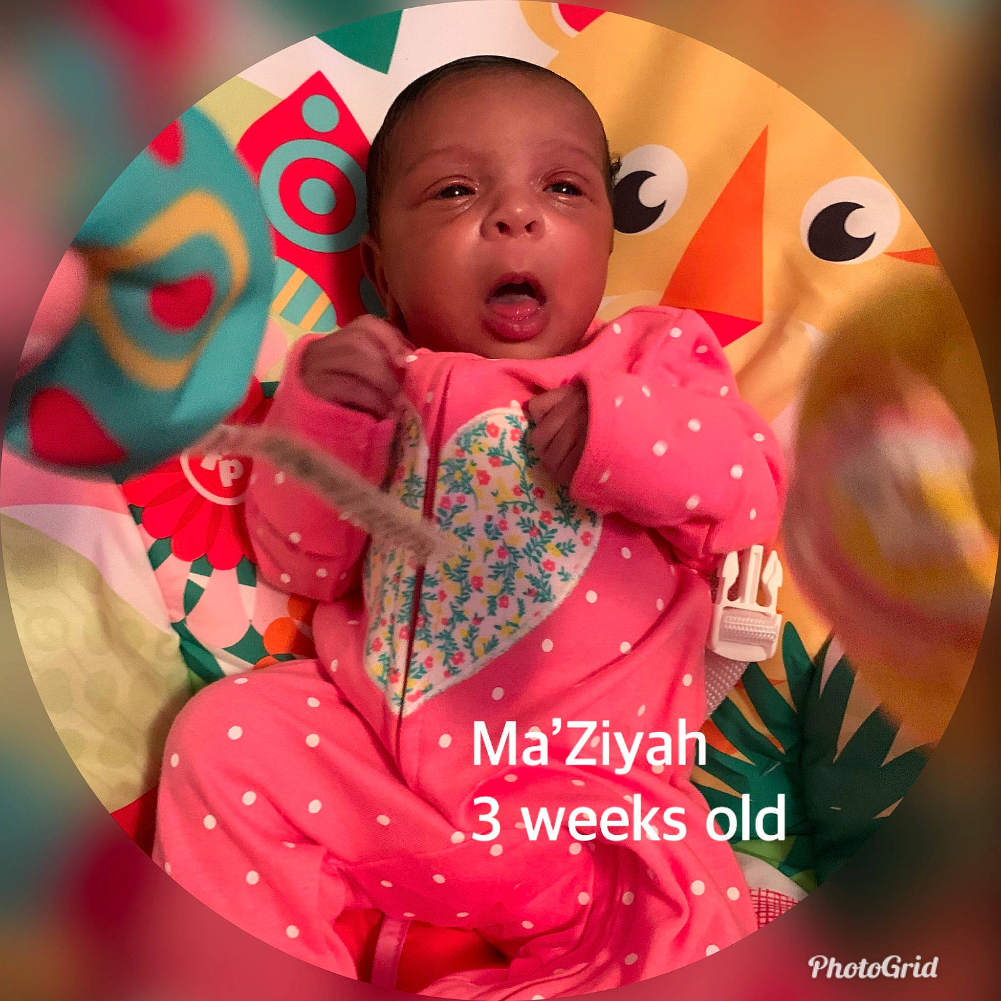 Maziyah is registered to the contest to win money with this photo: baby, child, happy, peach, person, photography, pink, toddler