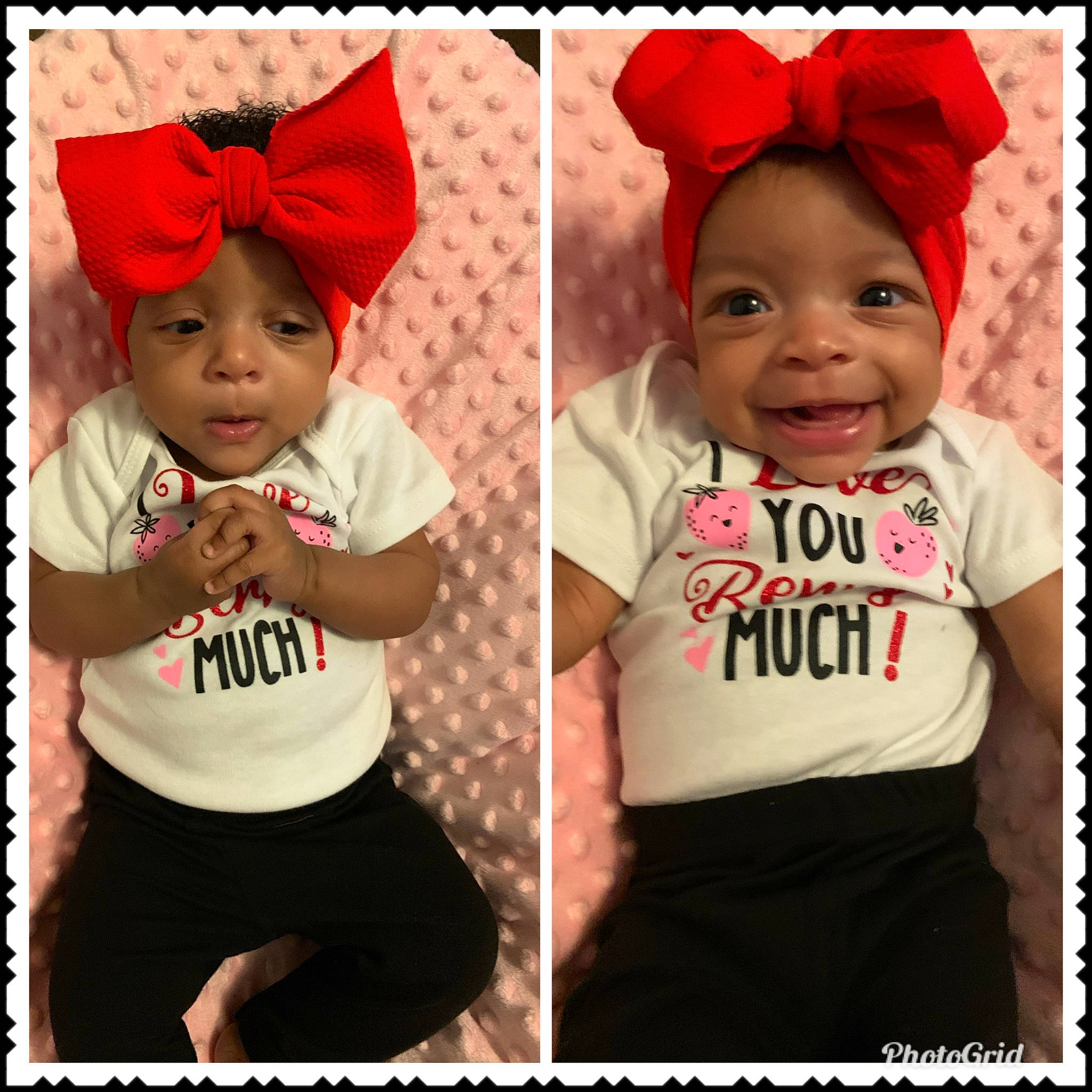 Ziyah Girls joined the competition — help win amazing prizes! baby, baby_products, baby_toddler_clothing, child, clothing, cool, design, ear, fashion_accessory, hair_accessory, head, headgear, outerwear, person, pink, product, red, sleeve, smile, t_shirt