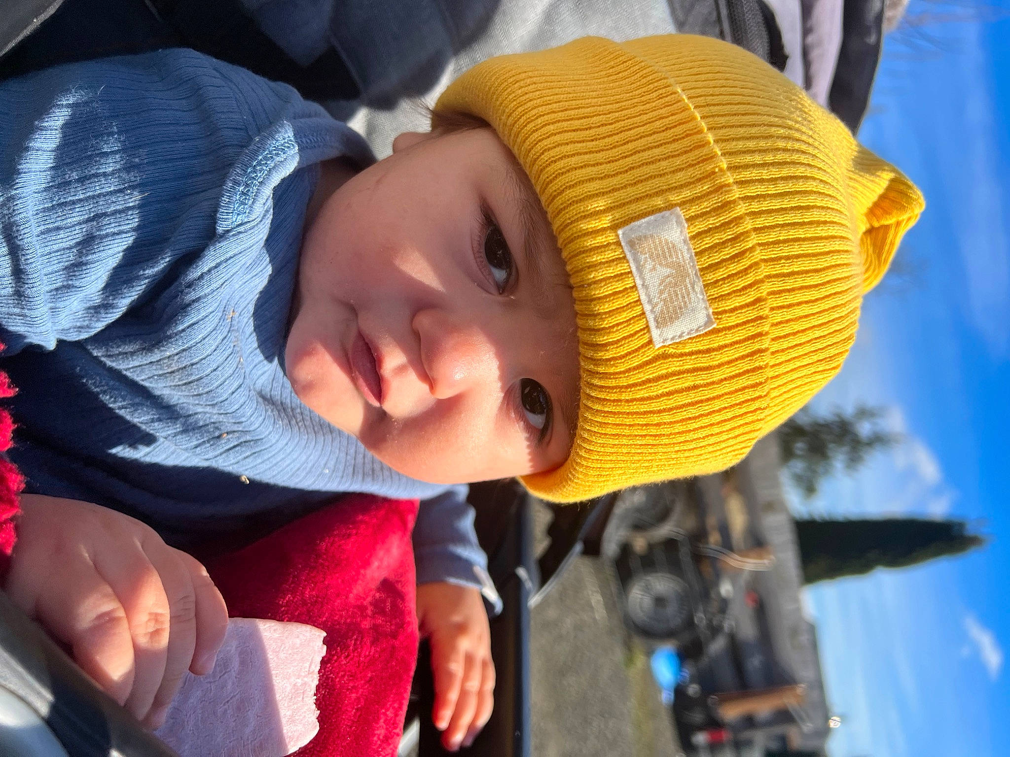 Mathias joined the competition — help win amazing prizes! baby, baby_toddler_clothing, cap, child, electric_blue, fashion_accessory, fun, happy, hat, headwear, leisure, lip, nose, person, plant, product, skin, smile, sun_hat, toddler