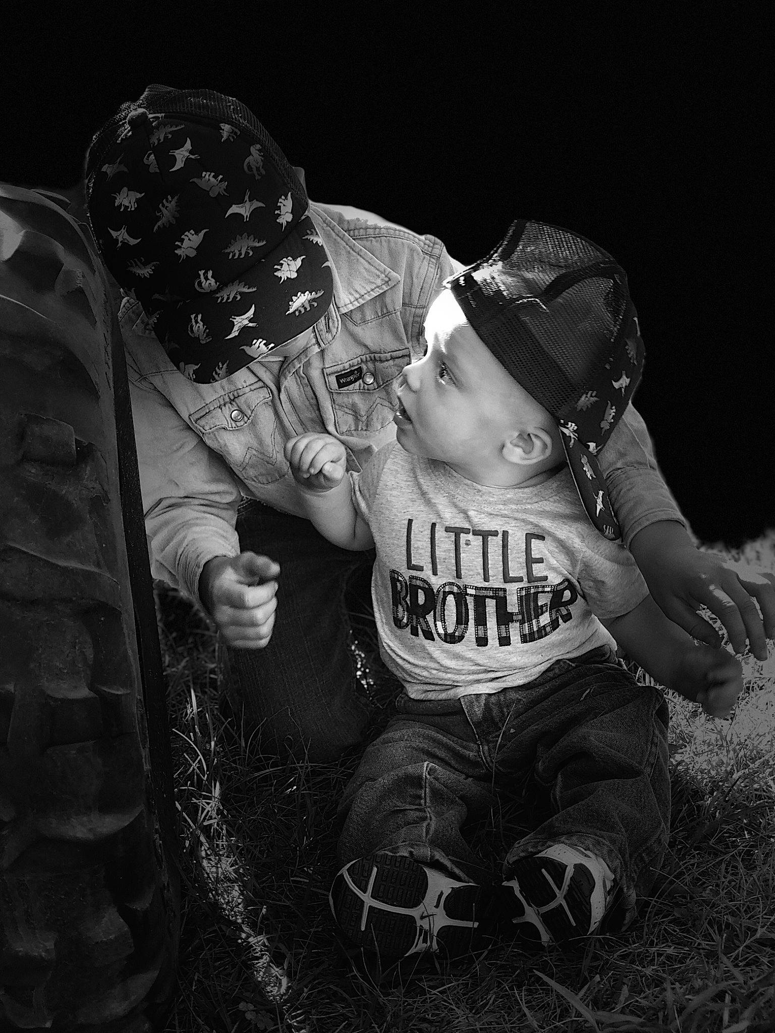 Caysen joined the competition — help win amazing prizes! black, black_and_white, child, darkness, flash_photography, hand, headwear, monochrome, monochrome_photography, person, photography, sitting, smile, stock_photography, style, white