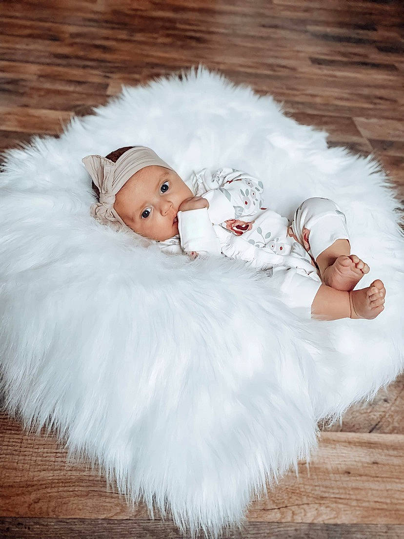 Indie joined the competition — help win amazing prizes! baby, baby_toddler_clothing, beauty, bridal_accessory, dress, embellishment, eye, face, flash_photography, happy, headgear, headpiece, headwear, iris, mammal, natural_material, person, pink, skin, textile