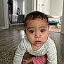 Aileen joined the competition — help win amazing prizes! architecture, baby, babycrawling, building, clothing, crawling, door, face, furniture, head, indoors, livingroom, pants, person, photography, portrait, room