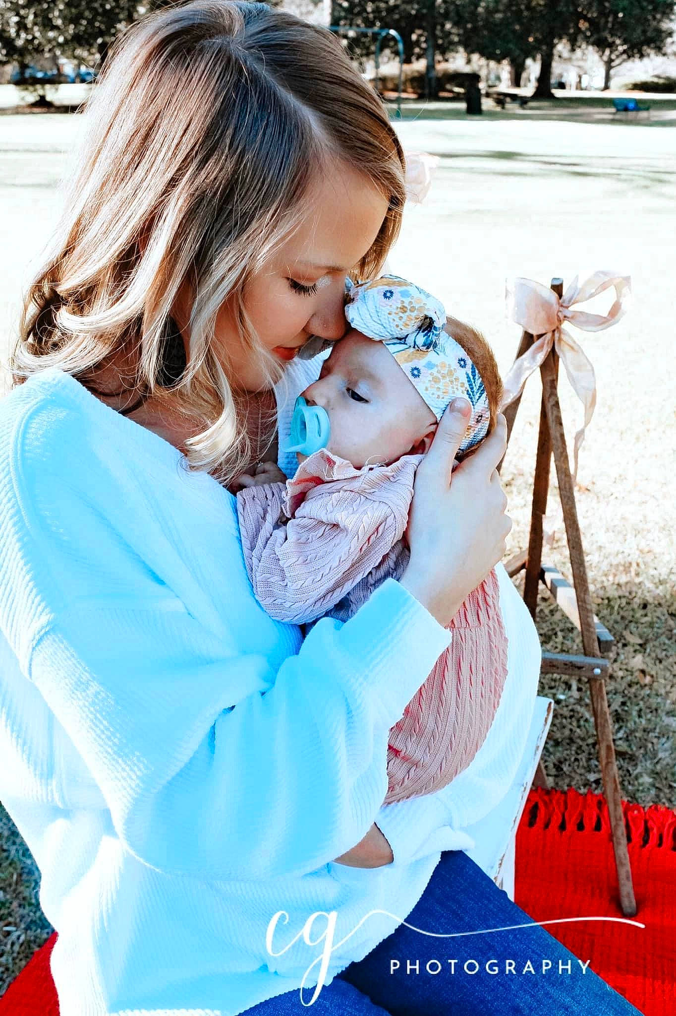 Adalyn joined the competition — help win amazing prizes! baby, blue, child, electric_blue, event, facial_expression, freezing, fun, grass, happy, jewellery, leisure, mammal, people_in_nature, person, recreation, sitting, spring, toddler, tree