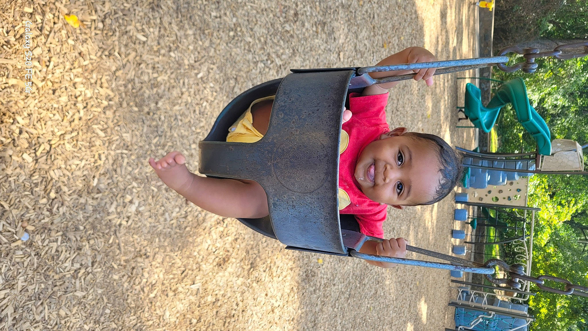 Azriel joined the competition — help win amazing prizes! baby_toddler_clothing, child, city, fun, grass, happy, hat, landscape, leisure, outdoor_play_equipment, person, plant, play, recreation, smile, soil, toddler, tree, vacation, window