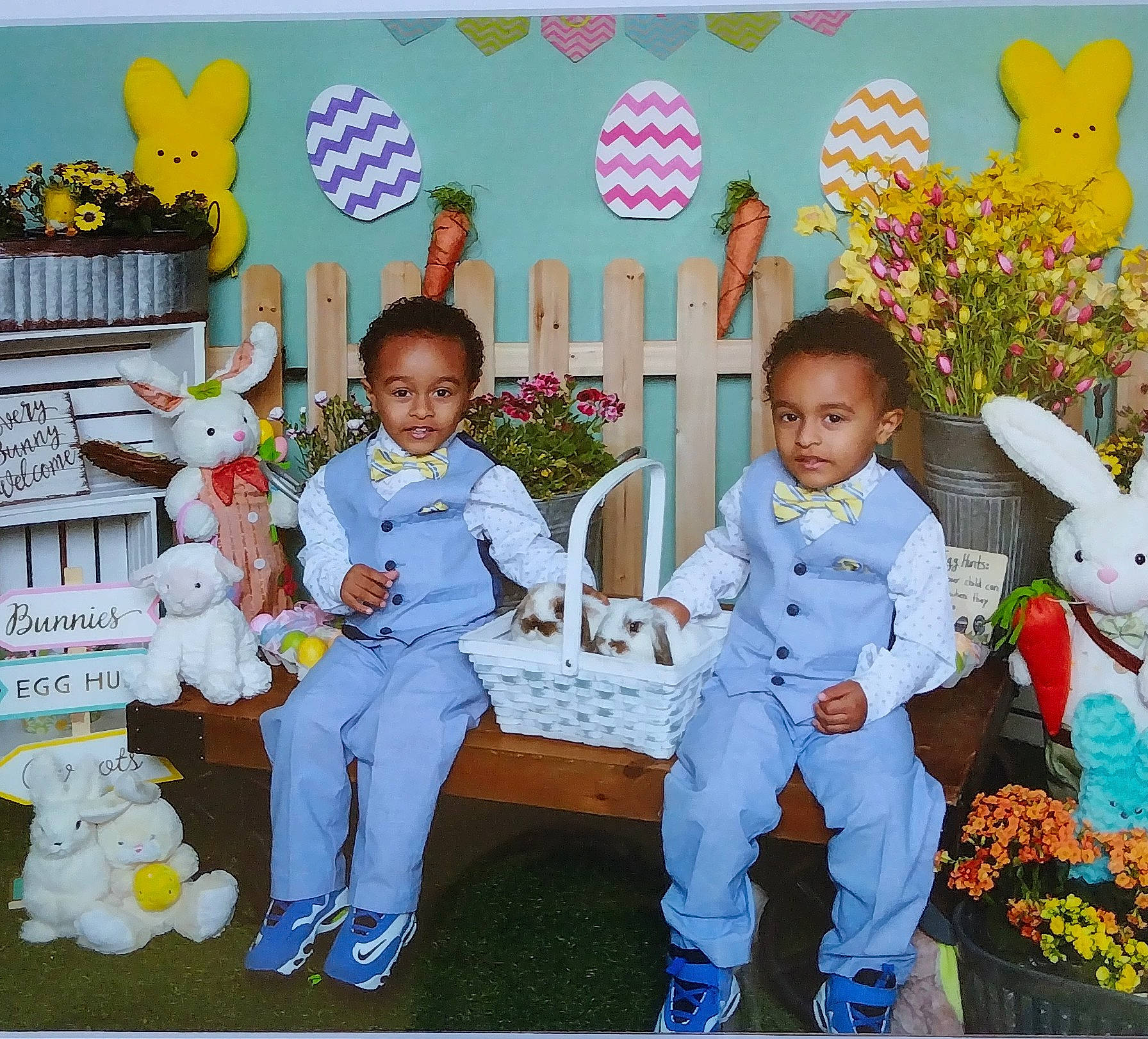 Armani is registered to the contest to win money with this photo: child, doll, event, fictional_character, figurine, happy, kindergarten, leisure, pattern, person, plant, plush, product, room, sitting, snapshot, stuffed_toy, textile, toddler, toy