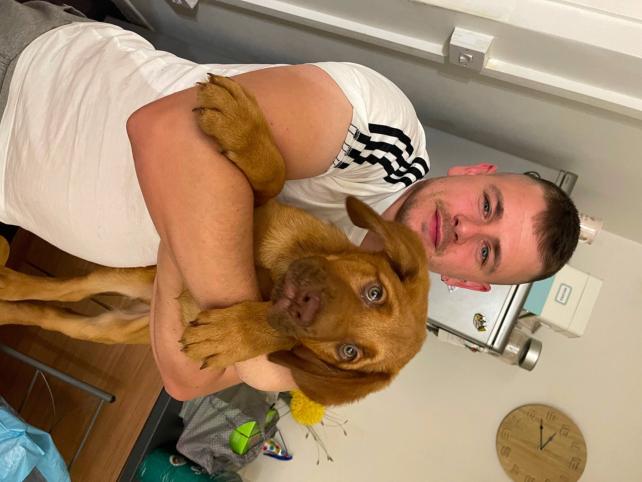 Bruno joined the competition — help win amazing prizes! abdomen, chest, child, comfort, elbow, eyewear, fun, human_leg, mouth, room, t_shirt, thigh