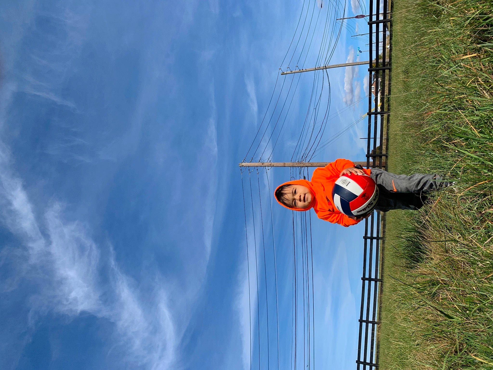 Mahir joined the competition — help win amazing prizes! azure, mast, net, person, rope, walking_shoe, wind