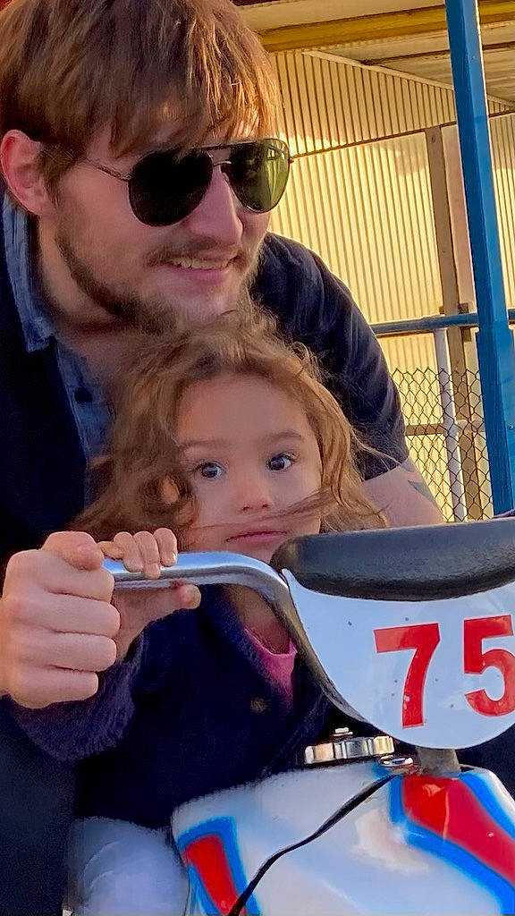 Brooklyn joined the competition — help win amazing prizes! beard, blue, chin, eyewear, face, facial_expression, gesture, glasses, goggles, hair, hairstyle, head, human, joy, lip, mouth, organ, person, skin, sunglasses