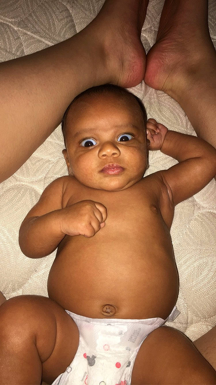 Brayden is registered to the contest to win money with this photo: abdomen, baby, child, muscle, person, stomach, trunk