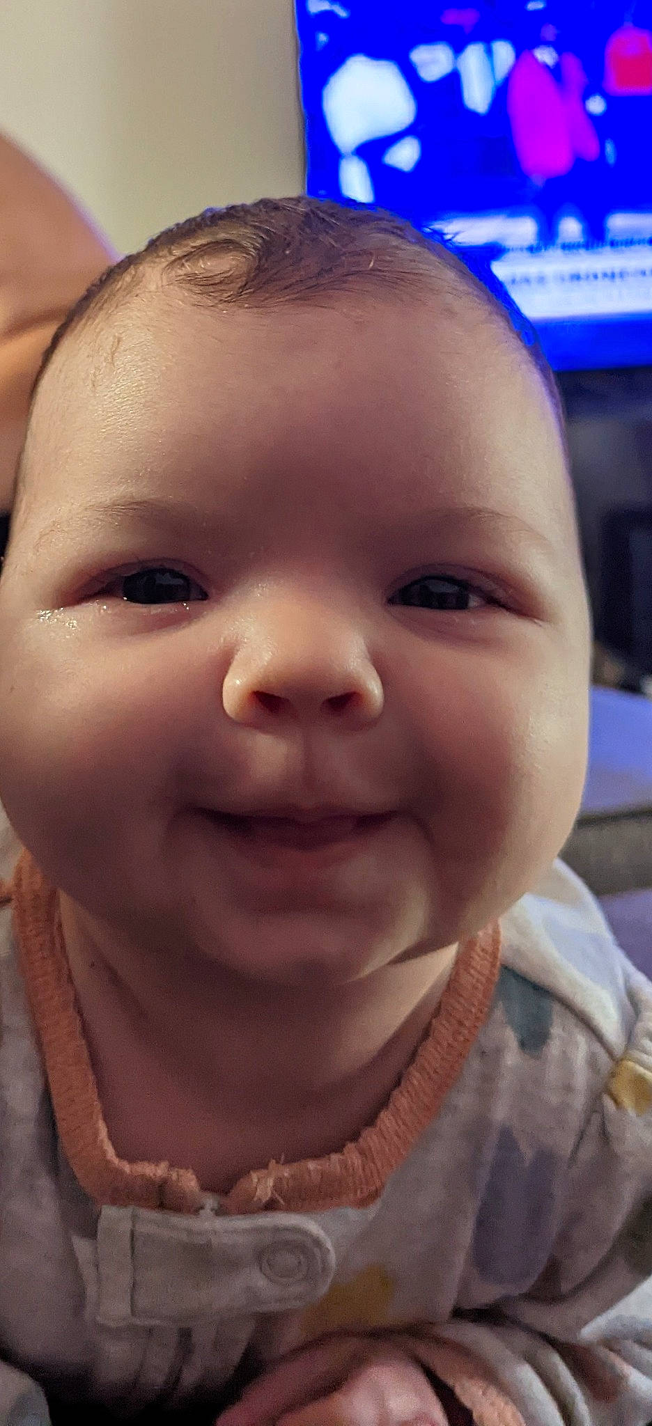 Averi joined the competition — help win amazing prizes! baby, baby_toddler_clothing, cheek, child, chin, ear, eyebrow, eyelash, facial_expression, forehead, happy, human, iris, jaw, joy, lip, mouth, nose, person, skin