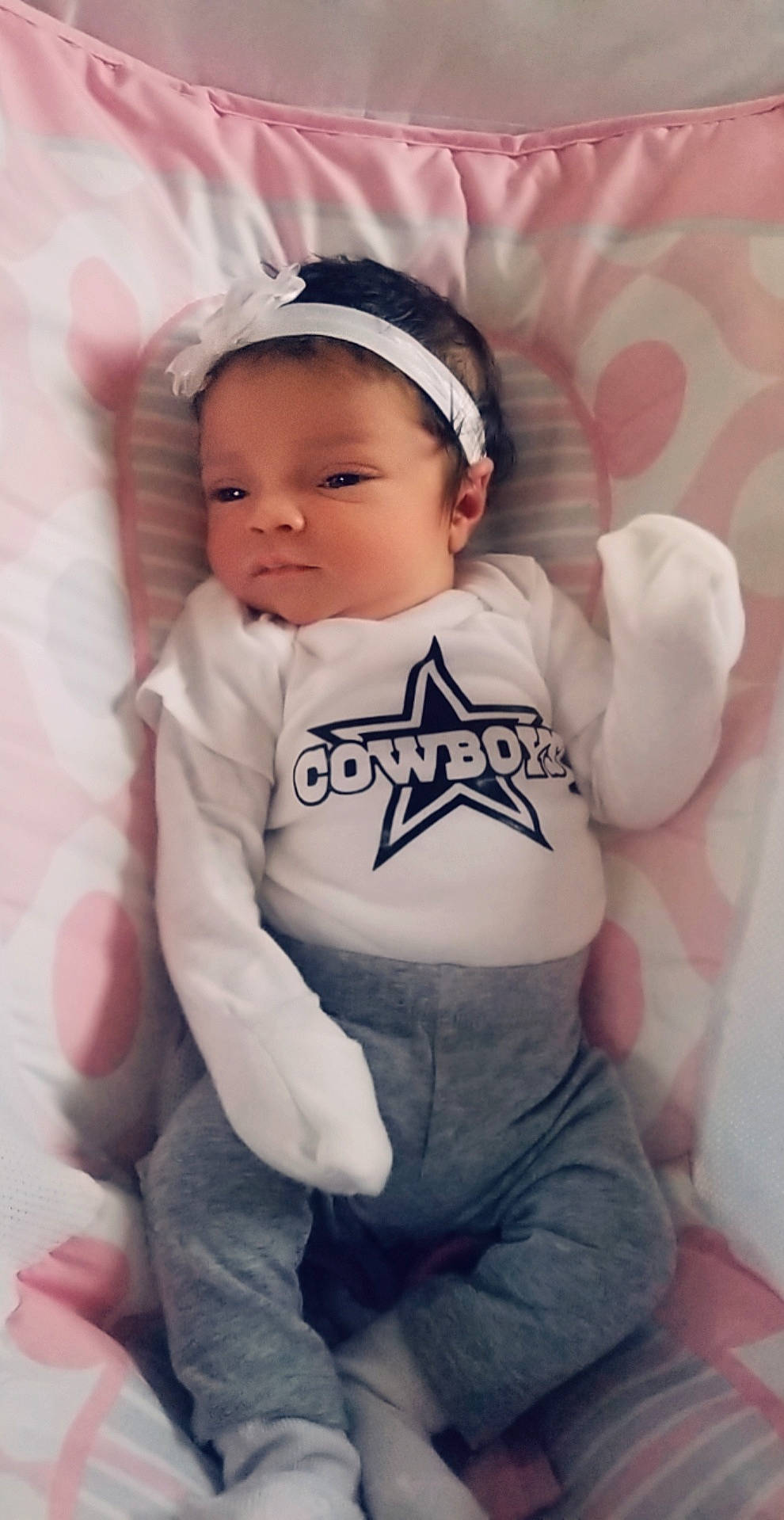 Jazmin joined the competition — help win amazing prizes! baby, baby_products, baby_toddler_clothing, child, child_model, hair_accessory, person, product, sleeve, toddler