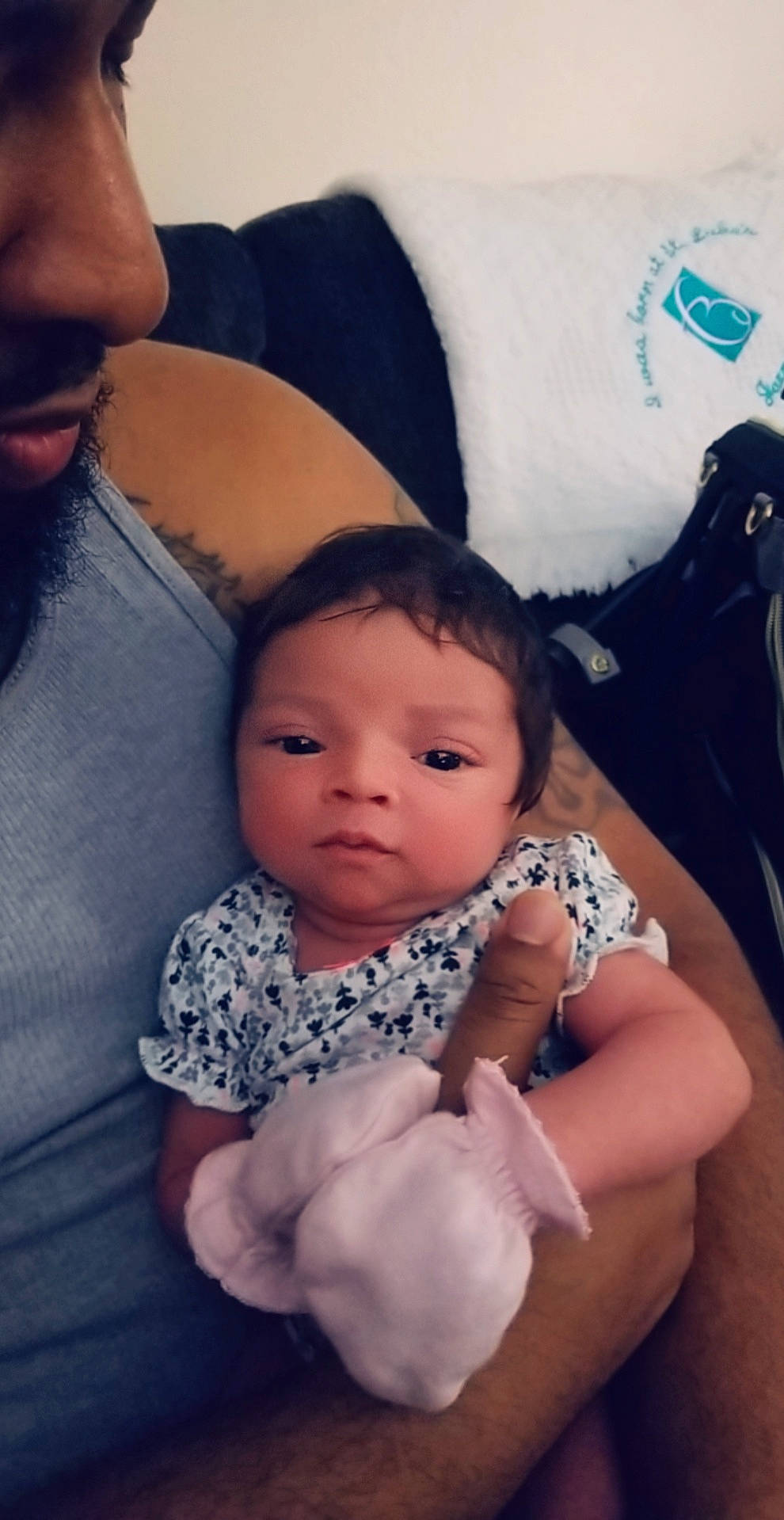 Jazmin joined the competition — help win amazing prizes! baby, birth, cheek, child, daughter, finger, hand, nose, person, skin, thumb, toddler