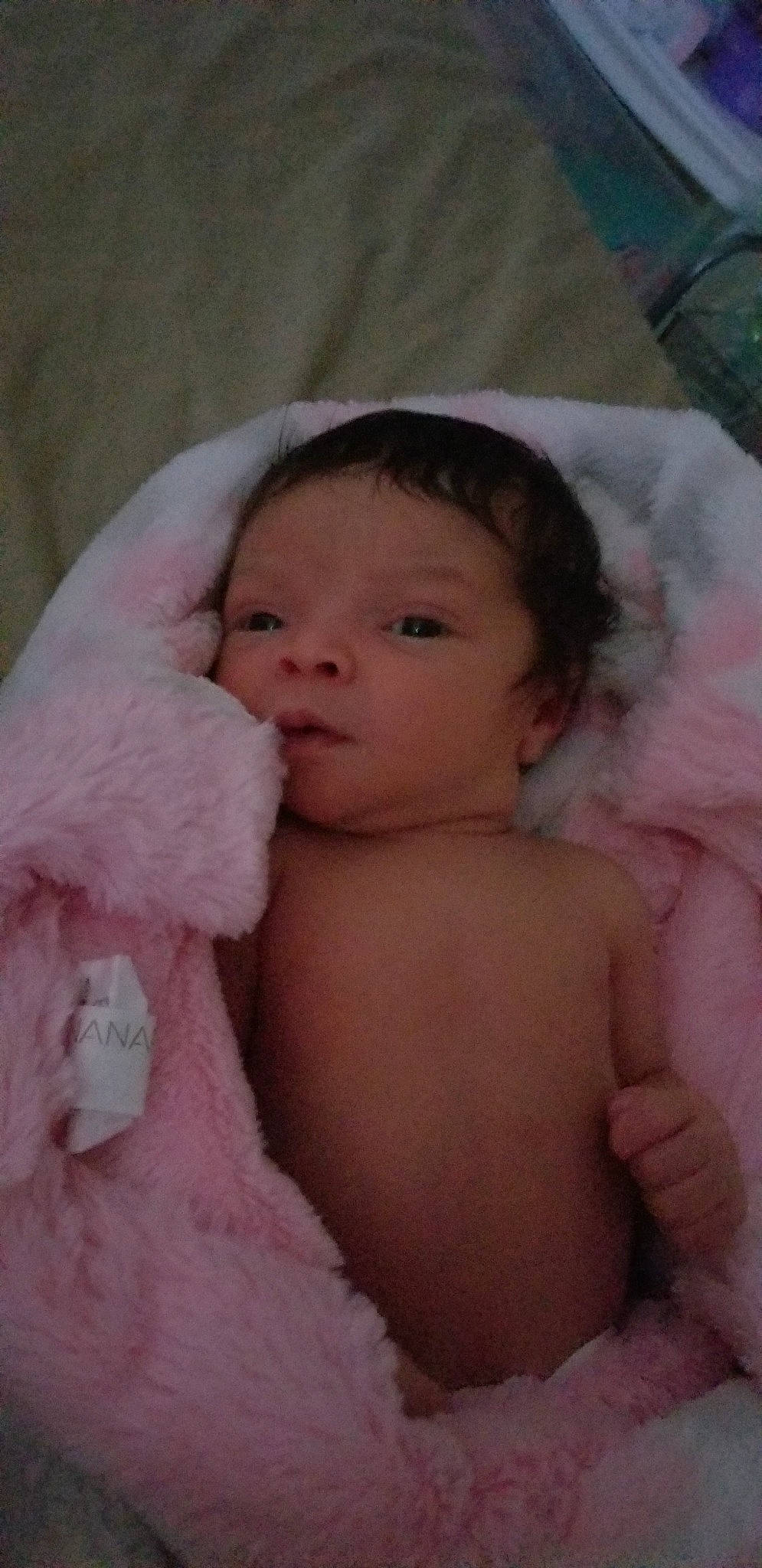 Jazmin is registered to the contest to win money with this photo: baby, beauty, cheek, child, eye, eyebrow, face, flesh, head, lip, mouth, muscle, nose, person, pink, skin, toddler