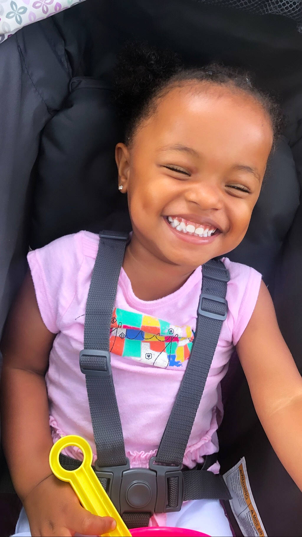 Johanna joined the competition — help win amazing prizes! baby, baby_products, car_seat, cheek, child, child_model, face, facial_expression, happy, joy, person, product, skin, smile, toddler