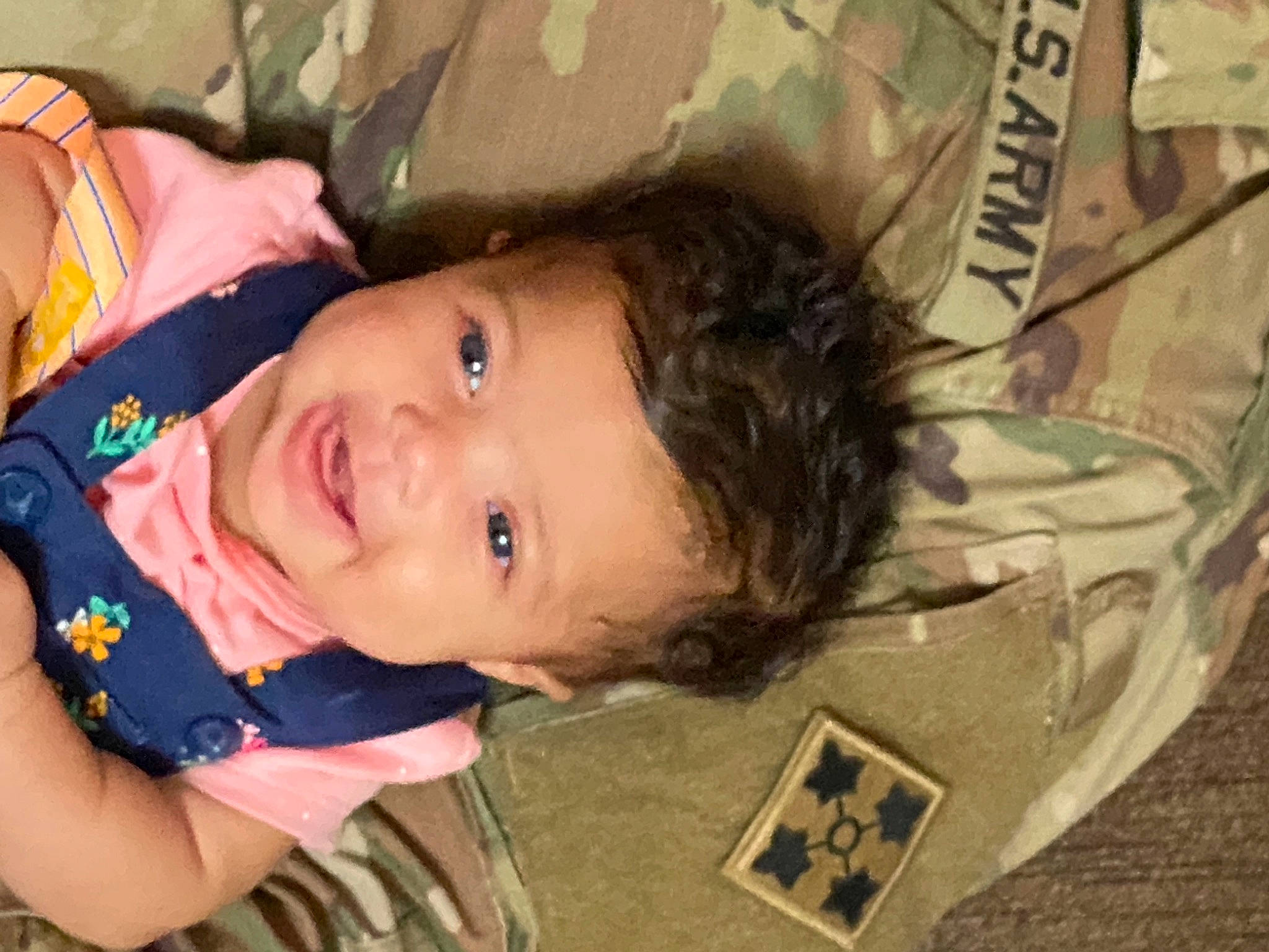 Kamaiyah is registered to the contest to win money with this photo: baby, cheek, child, eyelash, face, forehead, fun, grass, happy, head, mouth, nose, pattern, person, sitting, skin, smile, toddler, tree