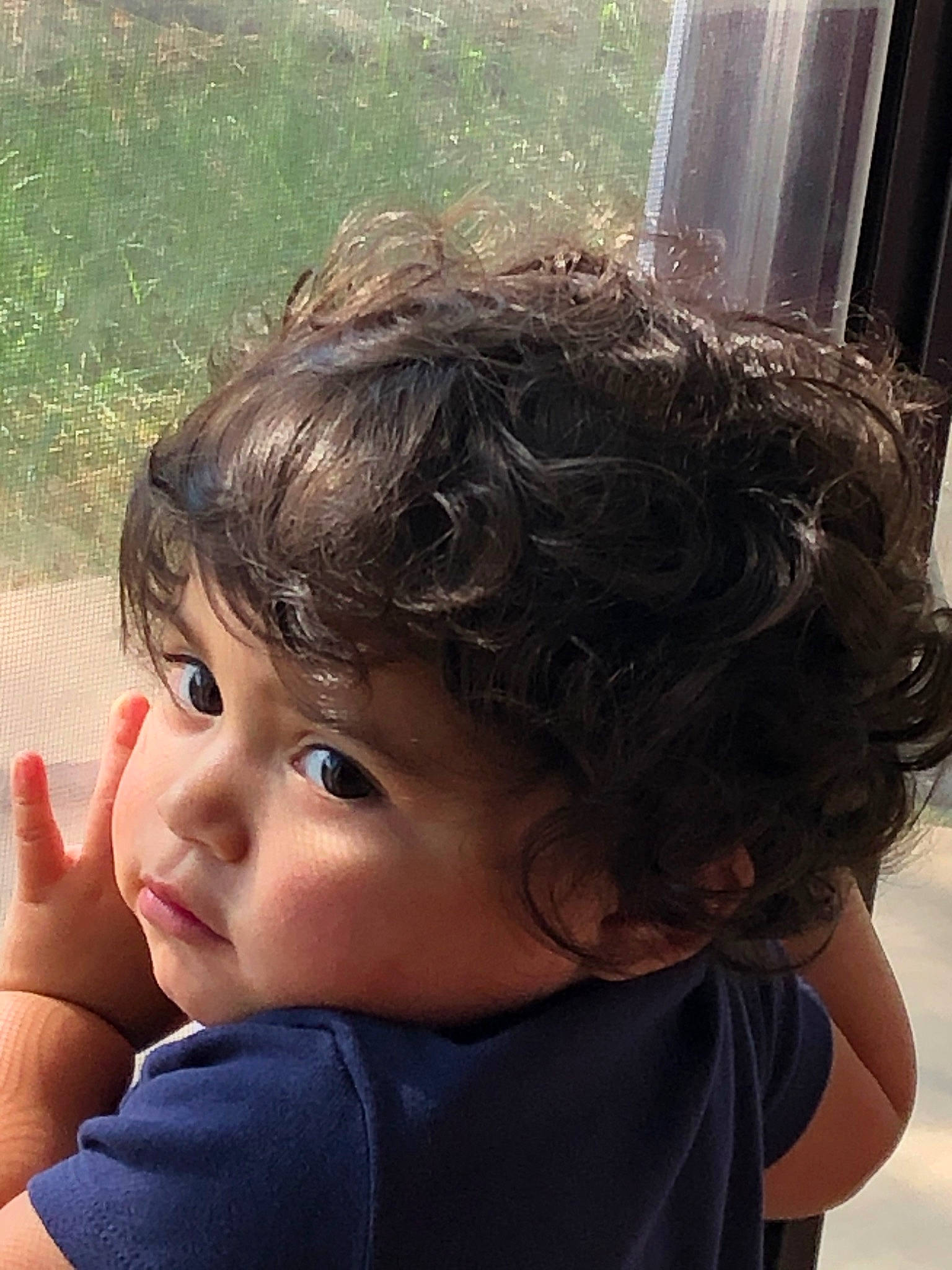 Myrah is registered to the contest to win money with this photo: black_hair, brown_hair, child, chin, face, forehead, hair, hairstyle, happy, head, human, nose, person, smile, toddler