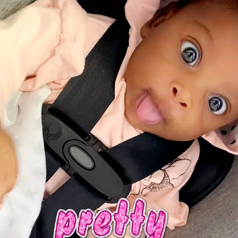 Anyla joined the competition — help win amazing prizes! baby, baby_toddler_clothing, cheek, eye, eyebrow, eyelash, lip, peach, person, pink, portrait_photography, selfie, surprise, throat