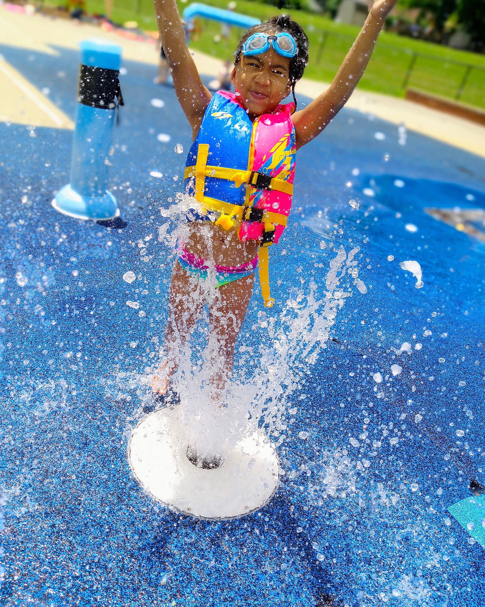 Alena joined the competition — help win amazing prizes! amusement_park, fun, headwear, leisure, park, person, play, recreation, water, water_park