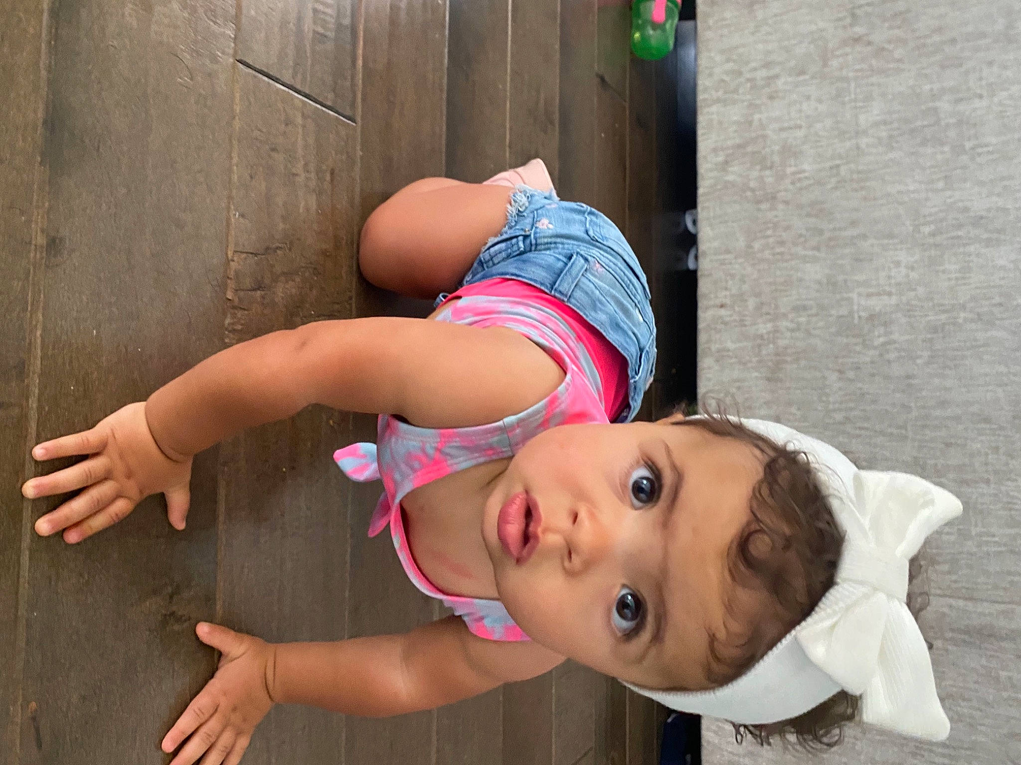 Jailee joined the competition — help win amazing prizes! chest, child, elbow, eyewear, face, glasses, happy, hat, headgear, human_leg, joint, leisure, person, pink, skin, sunglasses, thigh, toddler, tree, trunk