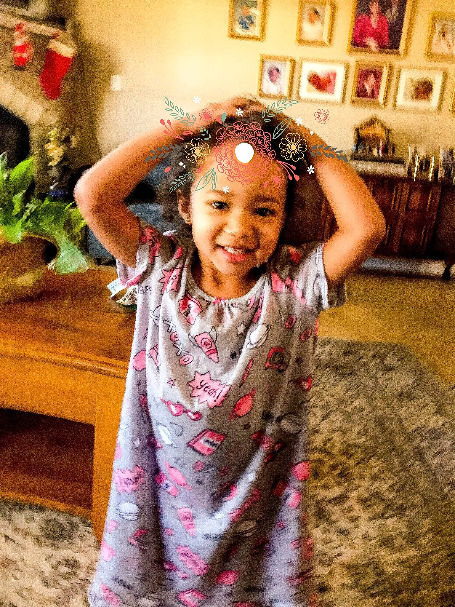 Sakari joined the competition — help win amazing prizes! child, chin, event, eye, fashion_accessory, fun, hair_accessory, happy, houseplant, jewellery, joy, magenta, people, person, picture_frame, pink, plant, skin, smile, temple