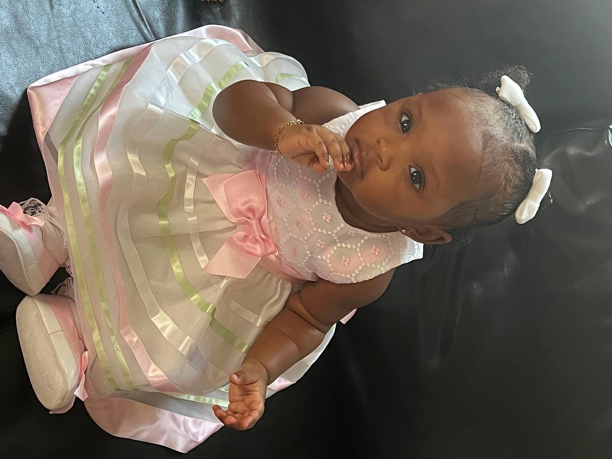 Faith joined the competition — help win amazing prizes! abdomen, baby, baby_products, baby_toddler_clothing, cheek, chest, child, elbow, event, fashion_accessory, flash_photography, fun, gesture, happy, jewellery, person, product, sleeve, toddler, trunk