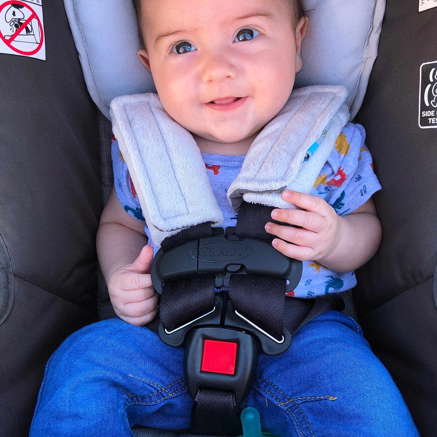 Clifford joined the competition — help win amazing prizes! auto_part, baby, baby_carriage, baby_in_car_seat, baby_products, car_seat, cheek, child, comfort, head, person, product, seat_belt, sitting, toddler