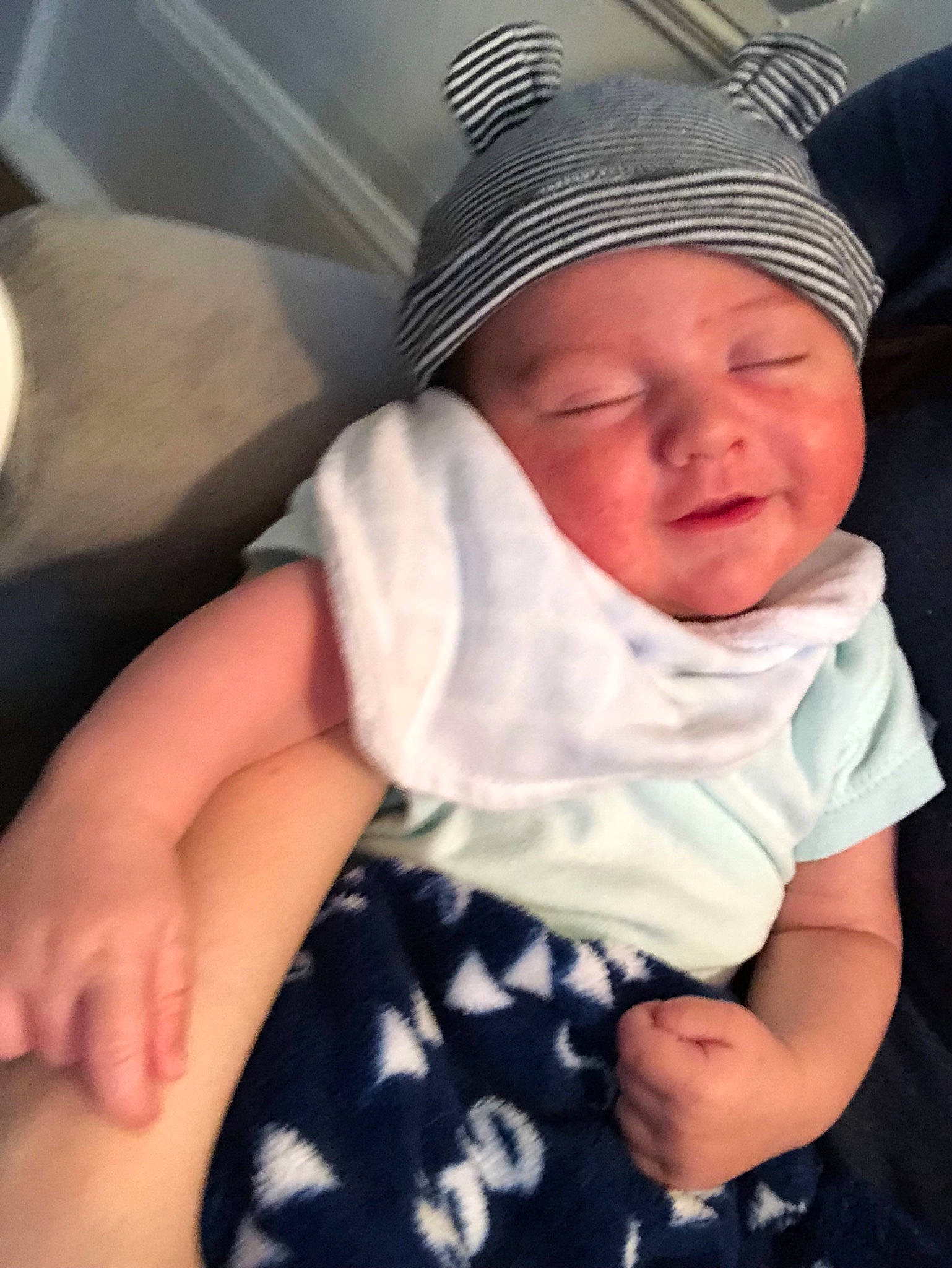 Clifford joined the competition — help win amazing prizes! baby, birth, cheek, child, hand, headgear, person, skin, sleep, smile, toddler