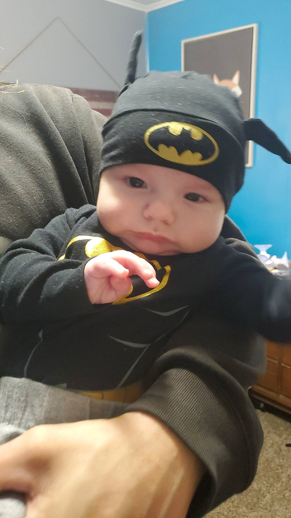 Johnathan joined the competition — help win amazing prizes! baby, baby_products, baby_toddler_clothing, beanie, cap, cheek, child, comfort, fashion_accessory, fictional_character, fun, goggles, hat, head, headwear, person, personal_protective_equipment, sitting, sleeve, textile