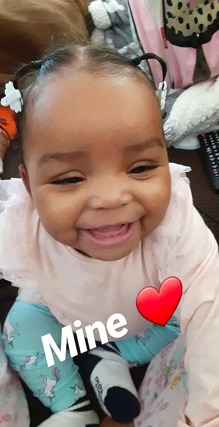 J'Ari is registered to the contest to win money with this photo: baby, beauty, cheek, child, cool, ear, eyebrow, face, facial_expression, forehead, hair, happy, head, joy, lip, nose, person, photo_caption, photography, skin