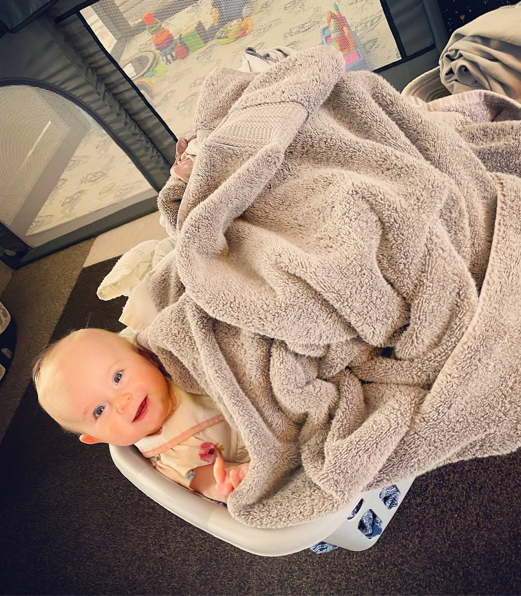 Fiona joined the competition — help win amazing prizes! baby, baby_carriage, baby_products, baby_safety, baby_sleeping, baby_toddler_clothing, bedding, bedtime, cheek, comfort, fashion_accessory, headgear, infant_bed, linens, nap, person, room, selfie, sleeve, toddler