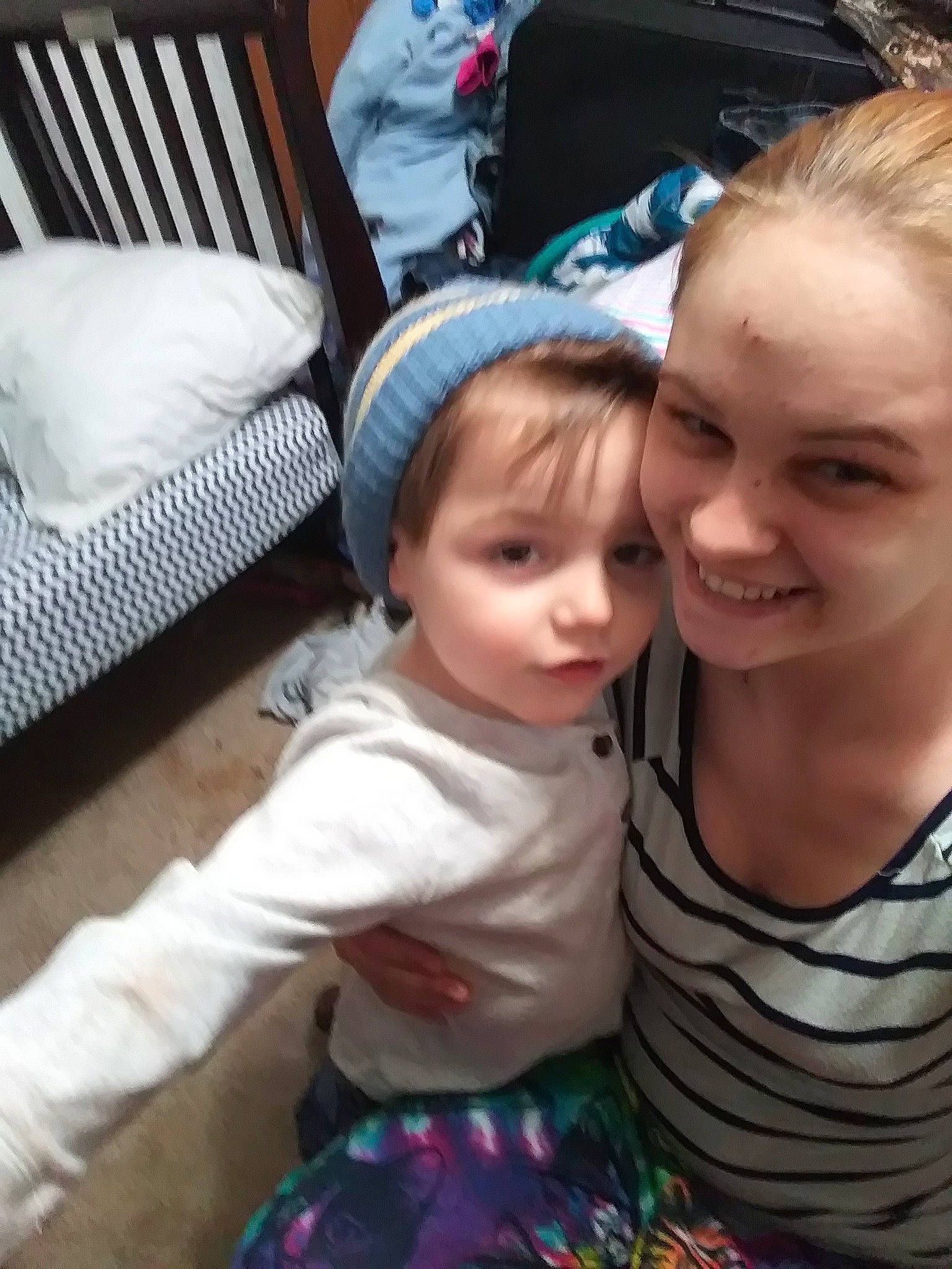 Paul joined the competition — help win amazing prizes! baby, cheek, child, daughter, electronic_device, face, fun, happy, head, interaction, mother, people, person, photography, play, selfie, sibling, smile, technology, toddler