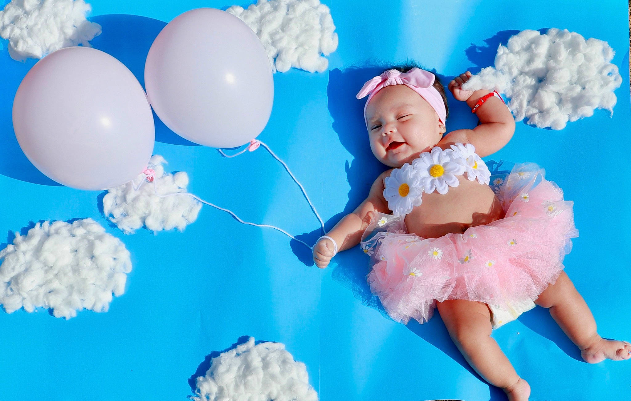 Layla joined the competition — help win amazing prizes! aqua, azure, baby, baby_toddler_clothing, balloon, beauty, blue, child, event, fun, gesture, happy, headwear, party_supply, person, photograph, pink, product, snapshot, textile