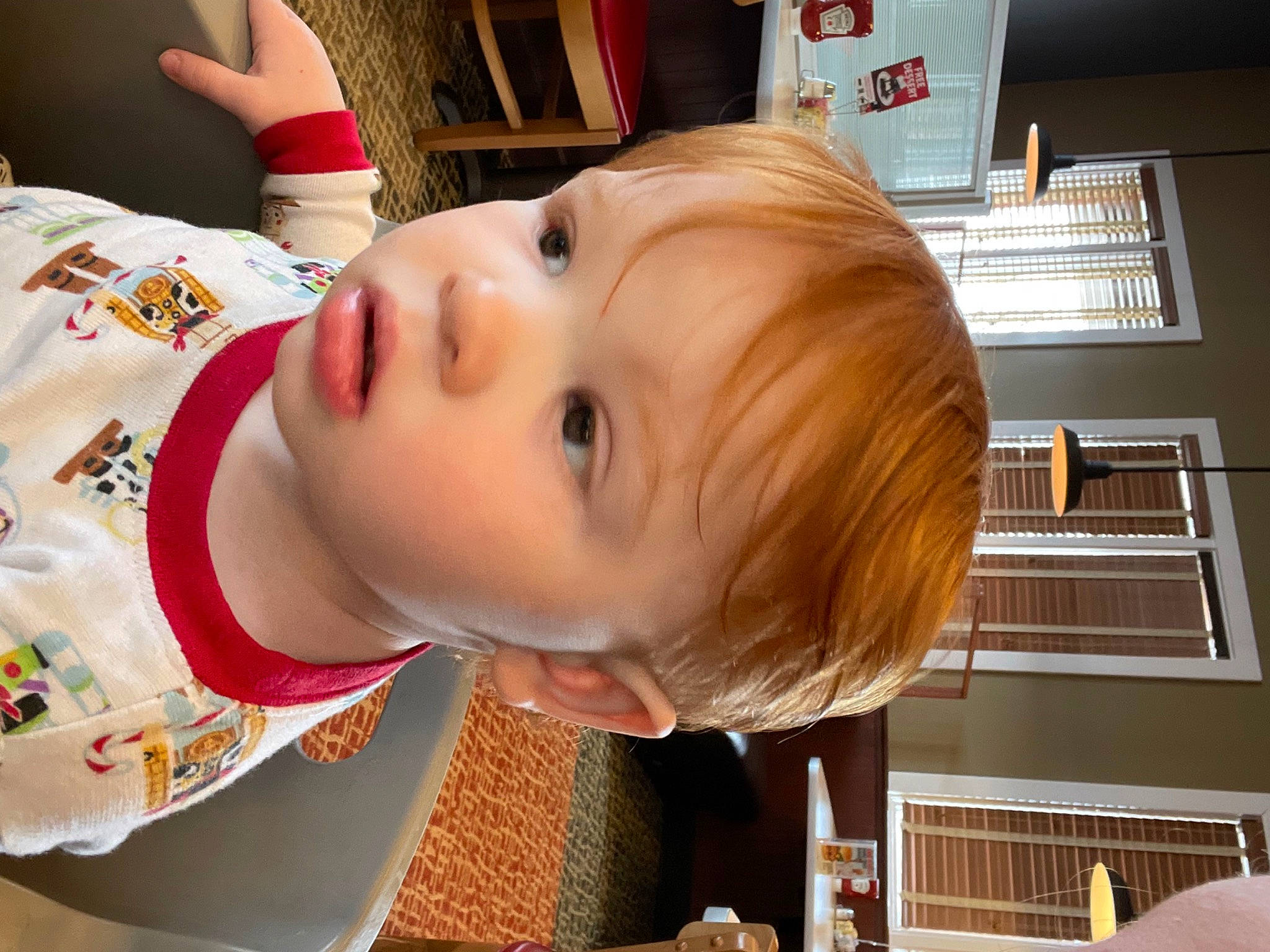 Asher joined the competition — help win amazing prizes! baby, baby_toddler_clothing, bookcase, cheek, child, eyebrow, eyelash, fun, nose, person, room, shelf, shelving, skin, toddler, wood