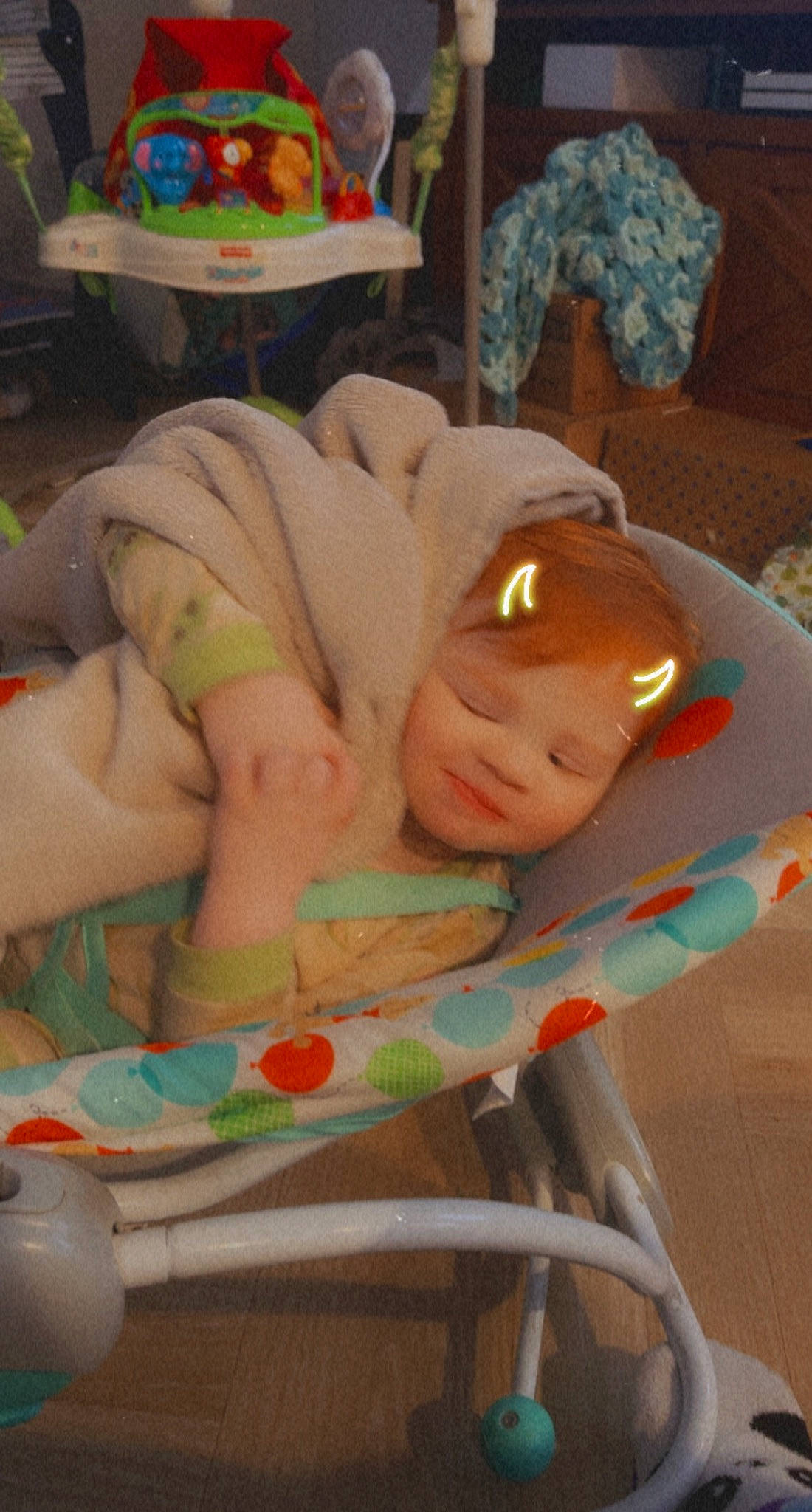 Asher joined the competition — help win amazing prizes! baby, baby_products, baby_safety, baby_toddler_clothing, baby_toys, bedtime, chair, cheek, child, comfort, flooring, fun, human_body, lap, linens, nap, person, room, sitting, toddler