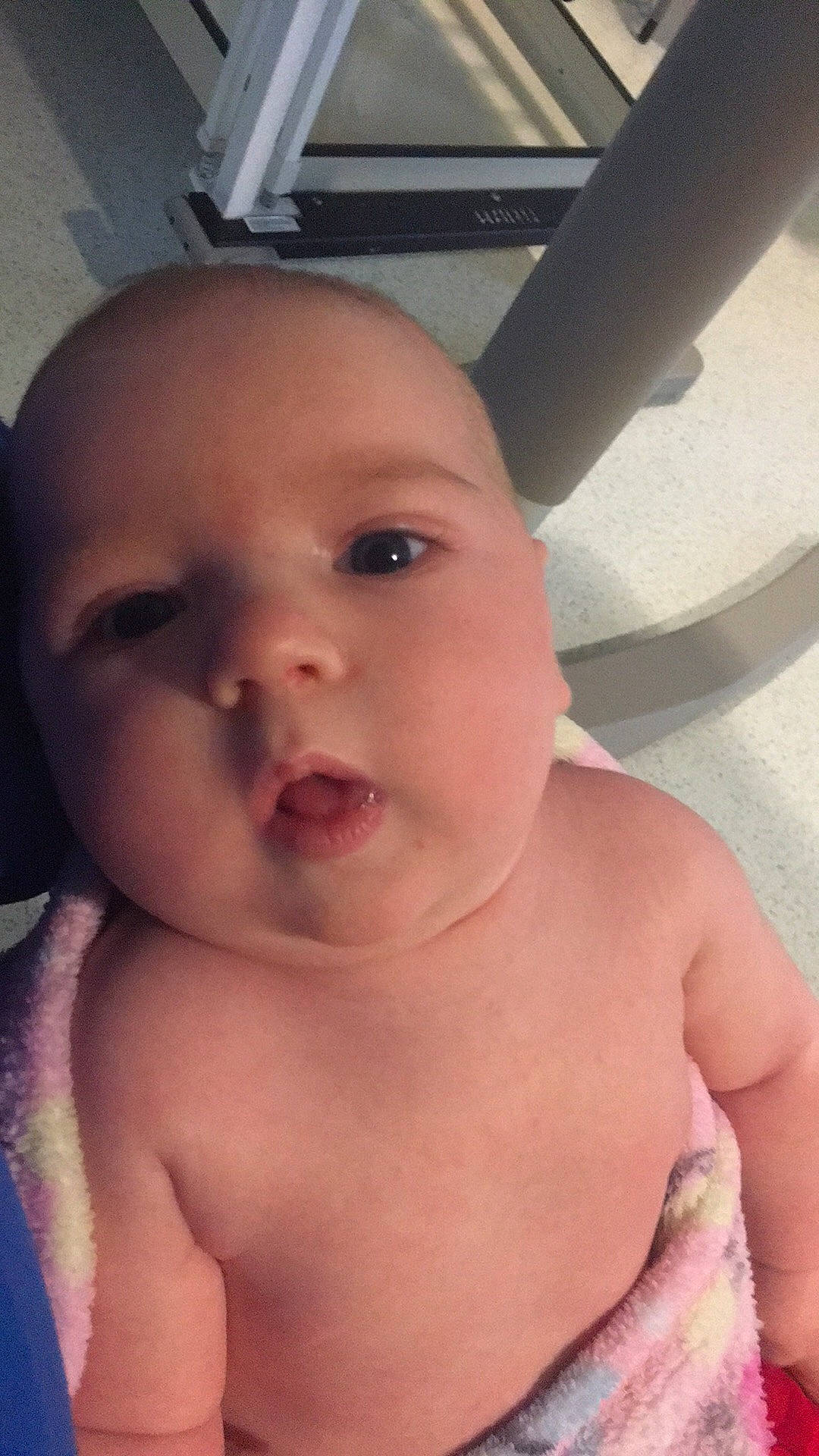 Tobi is registered to the contest to win money with this photo: baby, beauty, cheek, child, chin, ear, eye, eyebrow, face, facial_expression, forehead, head, lip, mouth, muscle, neck, nose, organ, person, skin