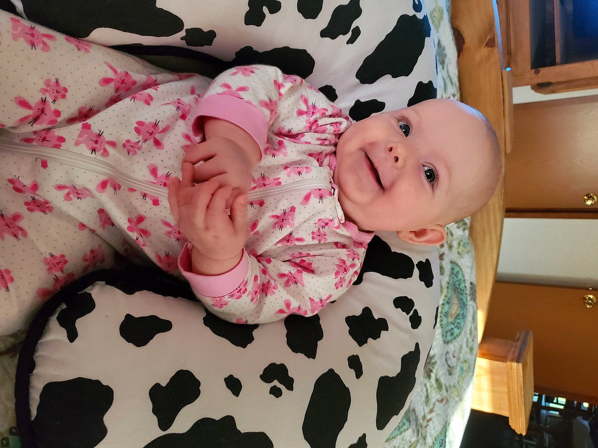 Whitlee joined the competition — help win amazing prizes! baby, baby_sleeping, cheek, child, furniture, joy, nap, person, pink, sleep, textile, toddler