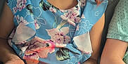 Ariana joined the competition — help win amazing prizes! blue_dress, car_interior, casual, child, daylight, floral_pattern, girl, hair_tied, hands, happy, holding_device, pink_device, playing, portrait, seat, seatbelt, smiling, transport, window, young