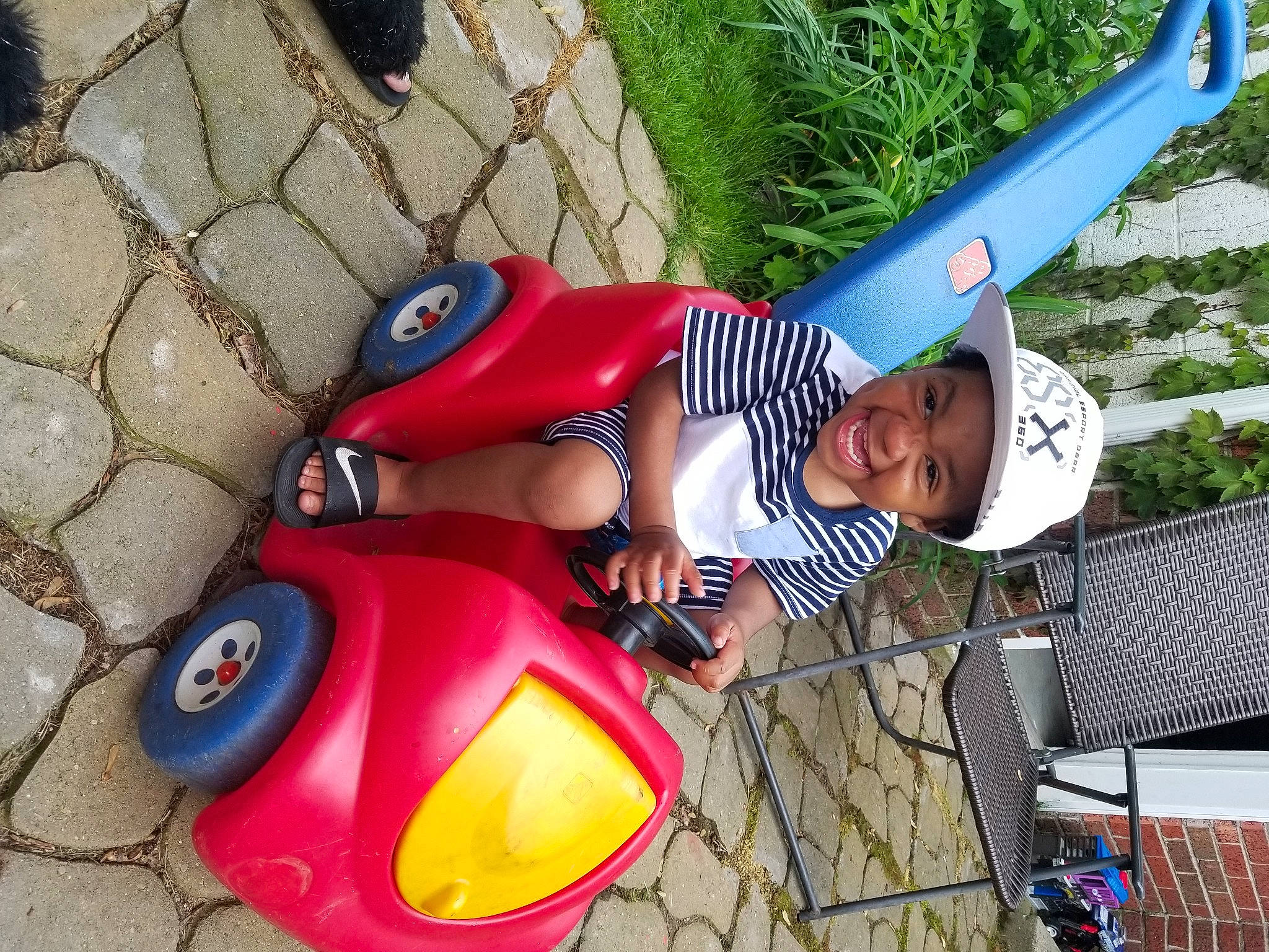 Quaron is registered to the contest to win money with this photo: child, fictional_character, fun, headwear, joy, leisure, person, superhero, vacation