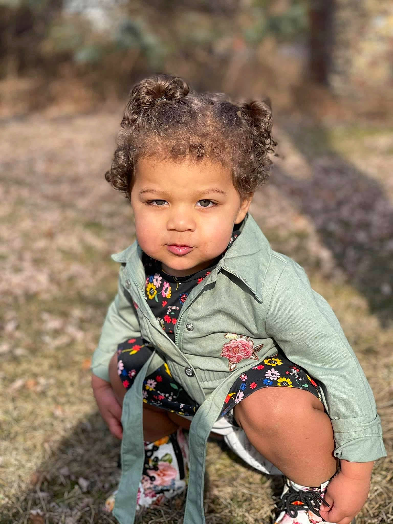 Neveah joined the competition — help win amazing prizes! adventure, autumn, child, flash_photography, fun, grass, hair, happy, jewellery, leisure, people_in_nature, person, plant, portrait, portrait_photography, recreation, sitting, soil, t_shirt, toddler