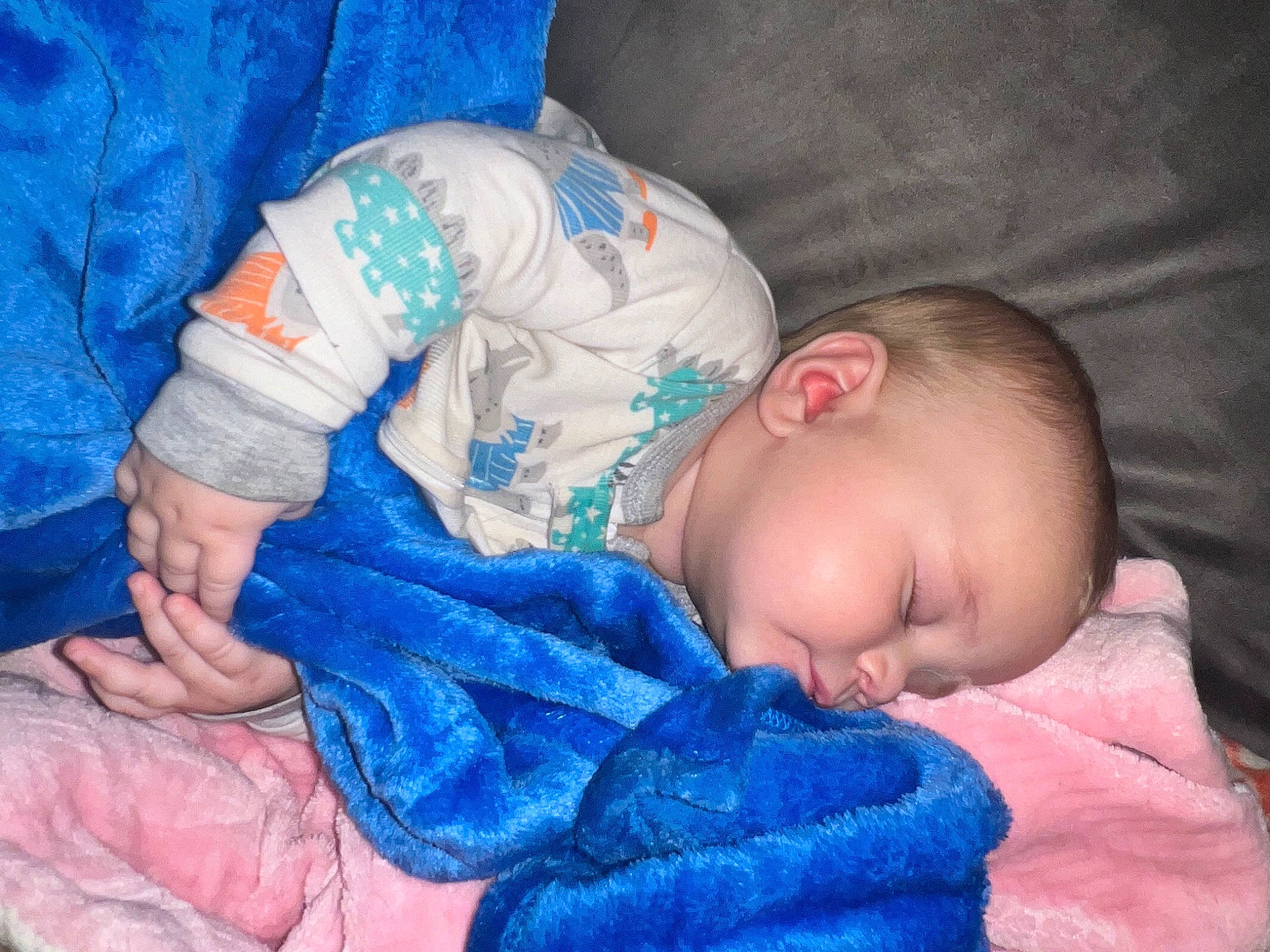 Shannon joined the competition — help win amazing prizes! azure, baby, baby_toddler_clothing, bedtime, blue, cheek, child, comfort, electric_blue, eye, finger, iris, linens, mouth, nap, person, sitting, skin, sleeve, toddler