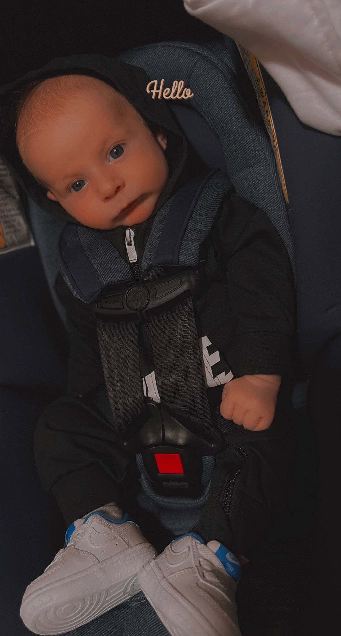 Luka joined the competition — help win amazing prizes! auto_part, baby, baby_carriage, baby_carrier, baby_products, baby_toddler_clothing, bag, car_seat, carmine, cheek, child, collar, comfort, head_restraint, person, personal_protective_equipment, seat_belt, sitting, sleeve, strap