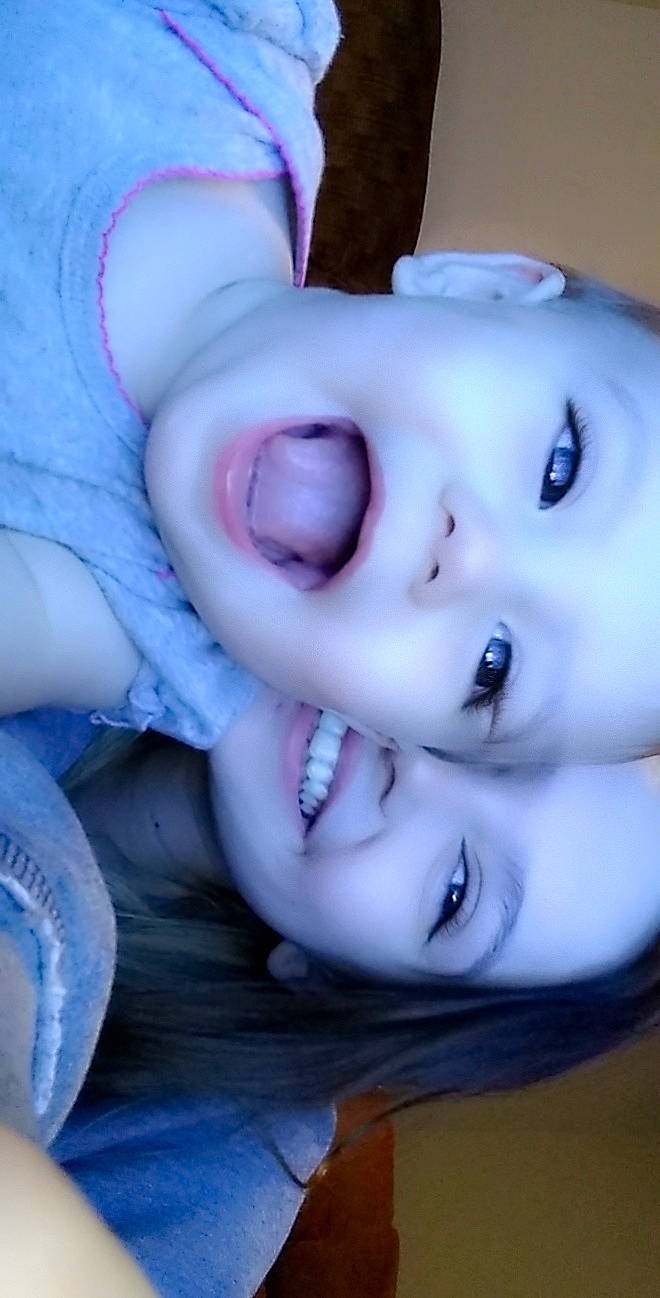 Maliyah joined the competition — help win amazing prizes! baby, cheek, child, eye, face, head, lip, mouth, nose, person, pink, skin, smile, toddler