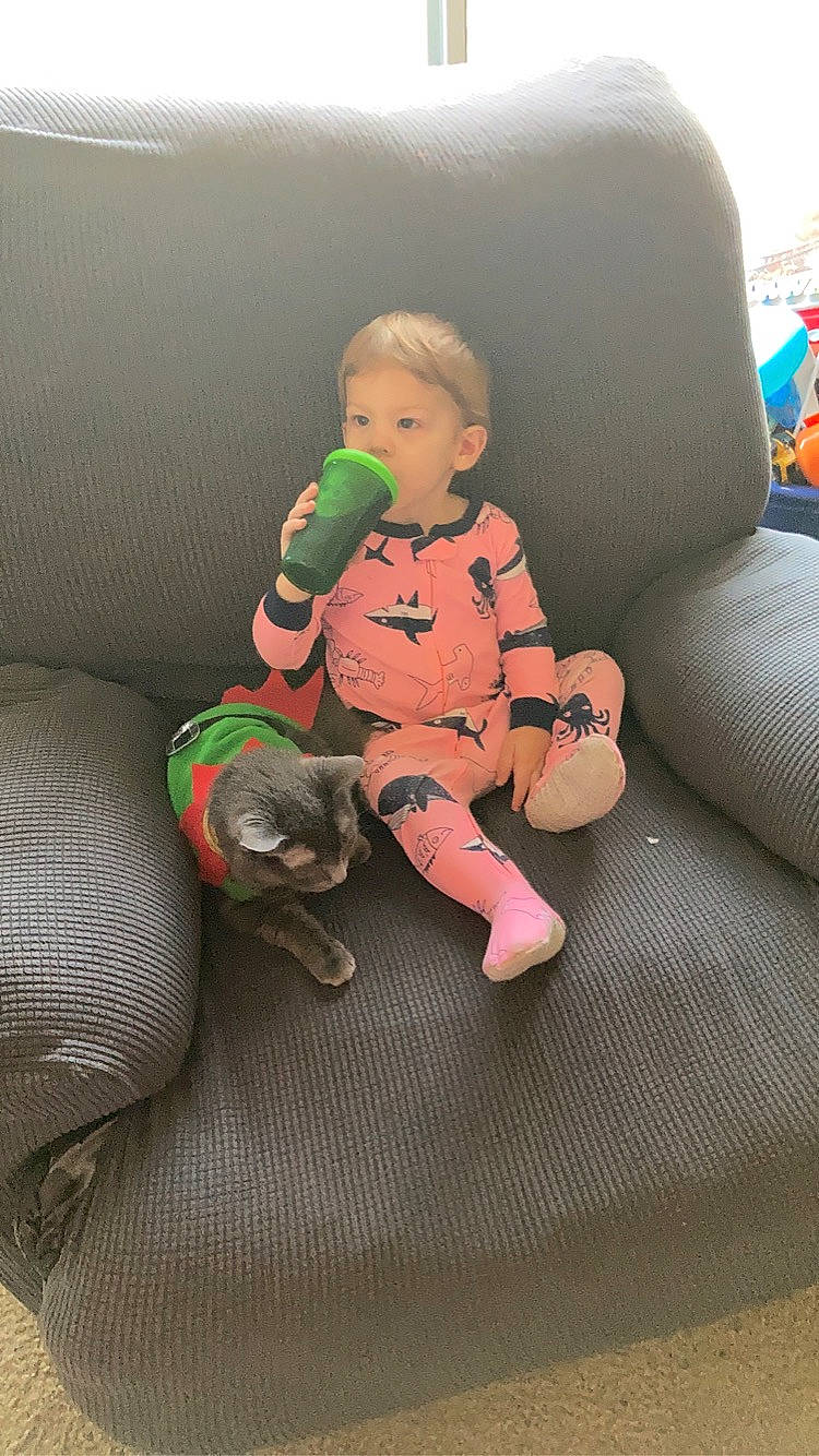 Daniel joined the competition — help win amazing prizes! baby, baby_products, baby_toddler_clothing, baby_toys, child, comfort, couch, flooring, grass, human_body, human_leg, lap, leg, linens, person, room, sitting, sock, stuffed_toy, toddler