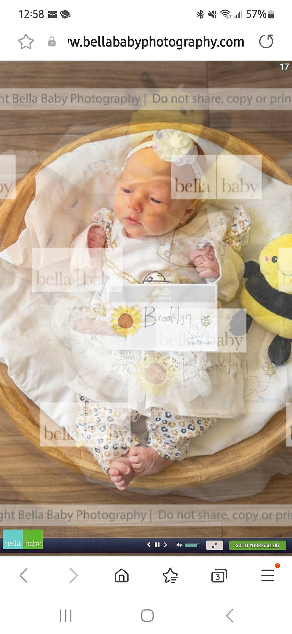 Brooklyn joined the competition — help win amazing prizes! baby, baby_products, baby_safety, baby_toddler_clothing, child, comfort, event, font, happy, headwear, icing, infant_bed, linens, pattern, peach, person, petal, photo_caption, portrait_photography, room