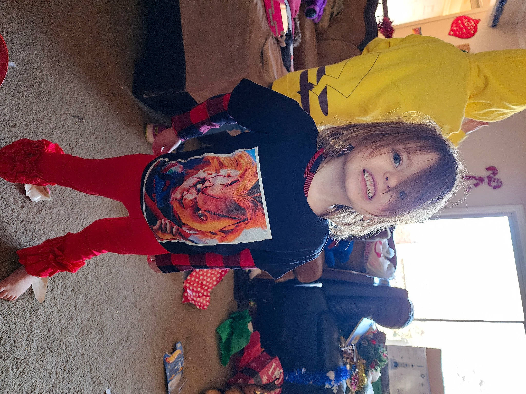 Erica joined the competition — help win amazing prizes! carmine, child, cool, fun, happy, leisure, people, person, play, recreation, room, smile, textile, toddler, tree, vacation, walking_shoe