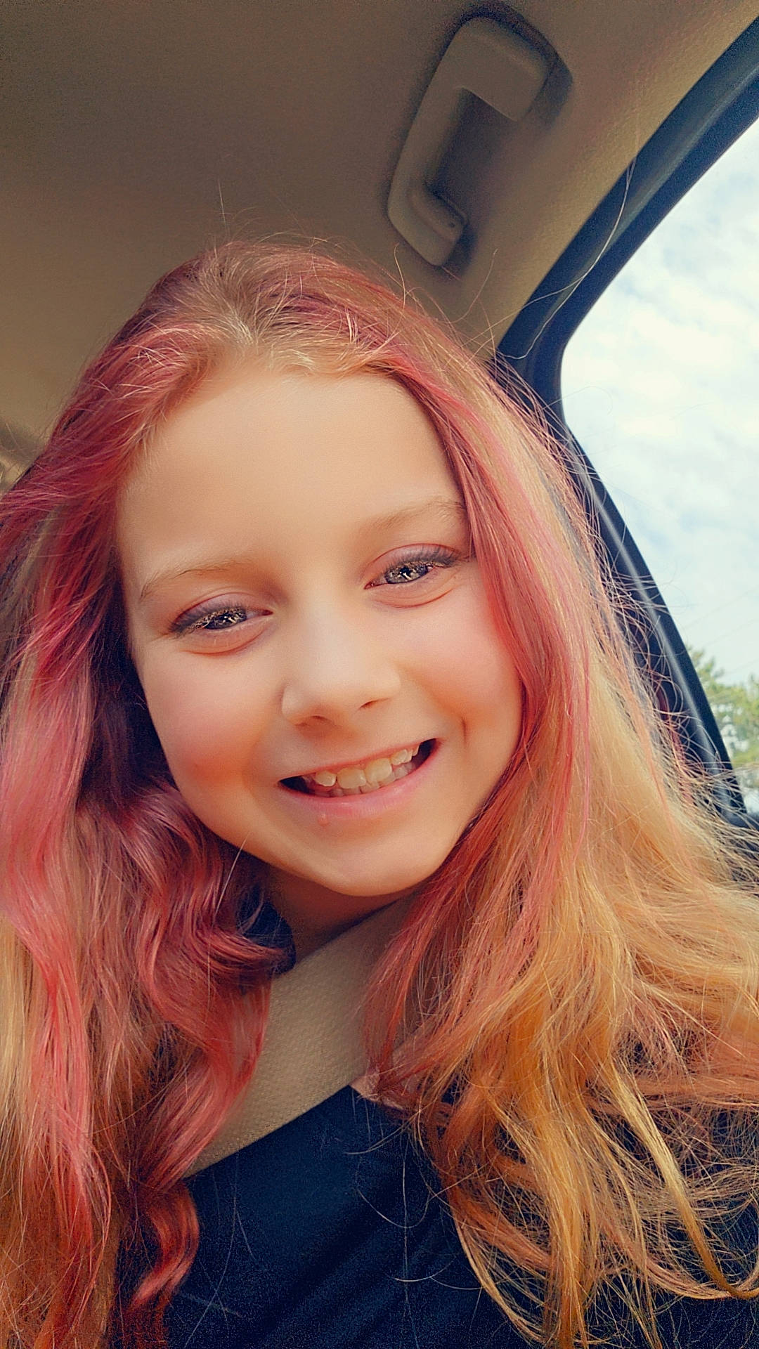 Georgis joined the competition — help win amazing prizes! blond, brown_hair, child, chin, electric_blue, eyebrow, eyelash, face, flash_photography, fun, happy, iris, joy, layered_hair, lip, long_hair, nose, person, skin, smile